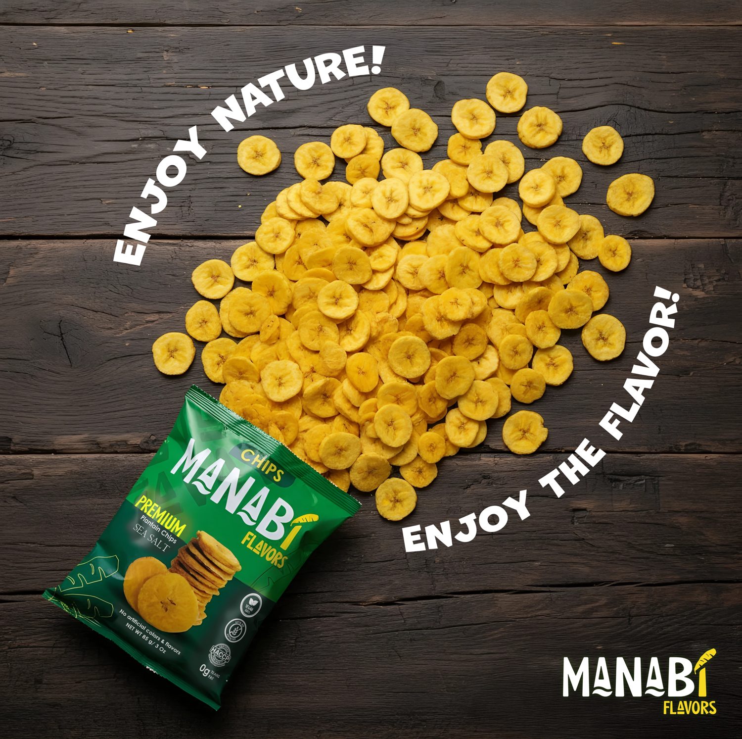 Sweet plantain chips